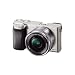 Sony Alpha a6000 Mirrorless Camera w/ 16-50mm Lens & Two 64GB SD Card Bundle (Silver)thumb 2