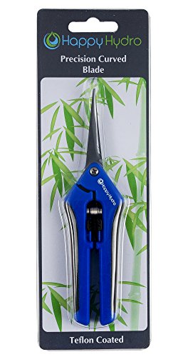 Happy Hydro Trimming Scissors with Curved Tip Stainless Steel Blades - 2 Packs