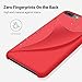 TORRAS Love Series iPhone 8 Plus Case/iPhone 7 Plus Case, Liquid Silicone Gel Rubber Case with Soft Microfiber Cloth Lining Cushion Compatible with iPhone 8 Plus/iPhone 7 Plus, Red