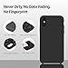 iPhone X Case, Amicool Soft Liquid Silicone Protective Cover Case with Soft Microfiber Cloth Lining Cushion for Apple iPhone X/10 5.8inch (Black)