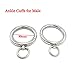 BDSM Bondage Kit Anklet Cuffs/Collar/Handcuffs with Removable Ring – Round Stainless Steel Fetish Slave Restraints Tools for Adult,Maleanklecuffsthumb 3