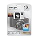 PNY 16 GB microSDHC Flash Memory Card P-SDU16G10-GE