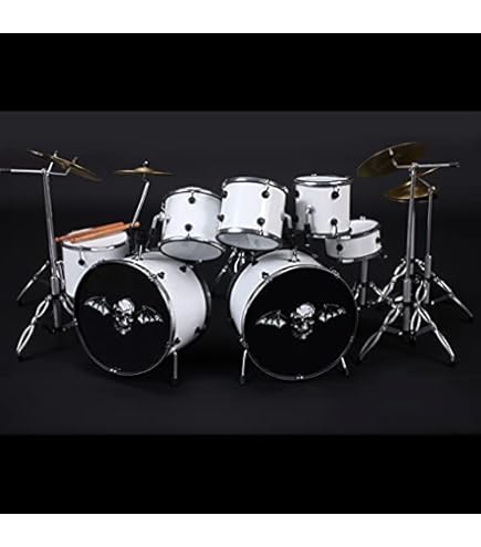 Amazon.com: AXE HEAVEN Joey Jordison Signature Miniature Drum Set
