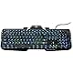 IOGEAR  Kaliber Gaming HVER Aluminum Gaming Keyboard - Black/Gray (GKB704L-BK)