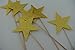 Stars Photo Booth Props Center Pieces Magic Wands 6 Pieces Foamy Stars