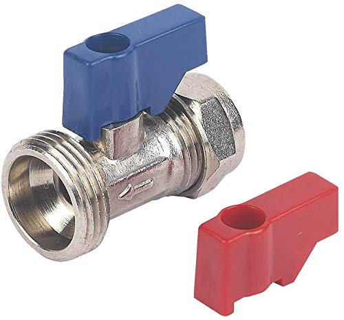 Plumb Pak 5 X Washing Machine/Dishwasher Tap Straight Connector 15mm x 3/4 inch