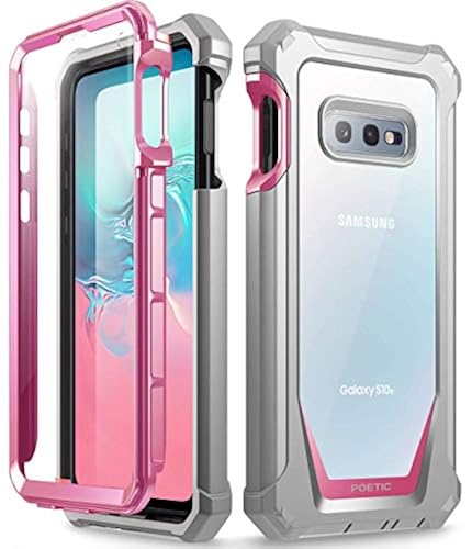 Galaxy S10e Rugged Clear Case, Poetic Full-Body Hybrid Bumper