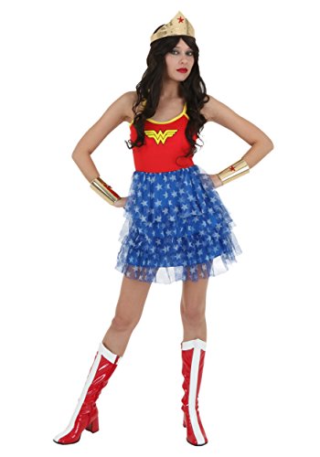 Wonder Woman Mini Skirt Dress