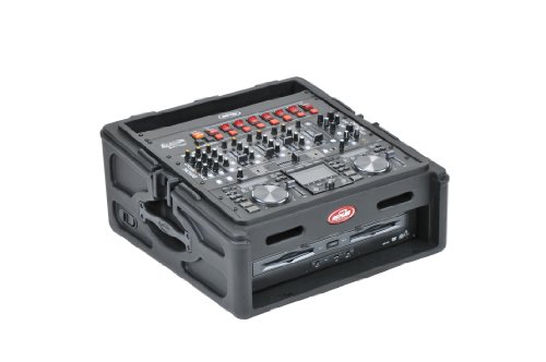 SKB Roto Rack 10X2 Rack Console, Steel Rails, Hard top, L/R Access doors (1SKB-R102)