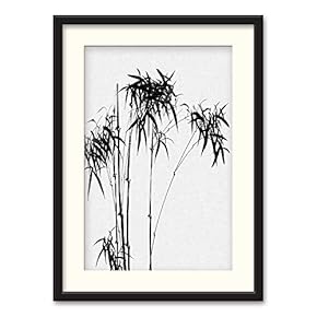 Black Paper Framed Canvas Wall Art...