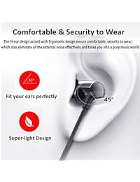 In Ear Headphones for iPhone 8, HiFi Stereo Noise Isolating Earphones for iPhone 7 Wired Earbuds with Mic and Volume Control Compatible with iPhone X XS XS Max XR iPhone 8 Plus 7 Plus (Newest Version)