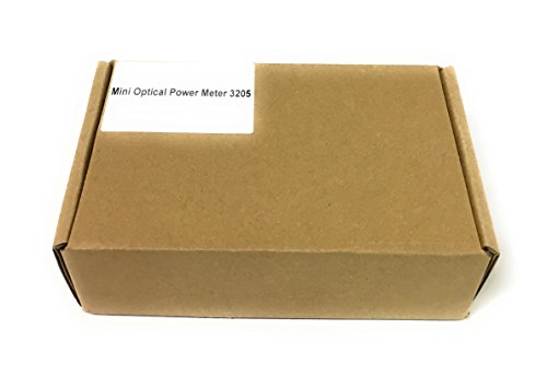 Mini Optical Fiber Optic Power Meter (Model 3205) - Lightweight and Compact - Comes with Protective case and English Instructions