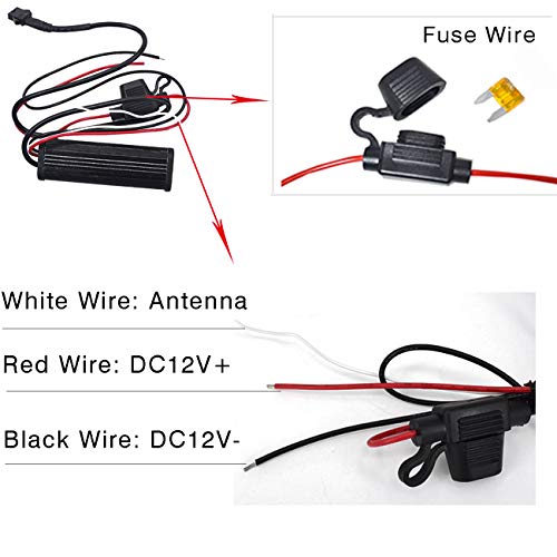 NBWDY 6Pcs Led Light Kits Multi-Color Wireless Remote Control Motorcycle Atmosphere Lamp RGB Flexible Strips Ground Effect Light for Motorcycle