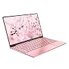 Daysky Windows Laptops V14S, Intel Jasper Lake N5095 Processor, 12GB RAM, 14.1″ FHD Display, Backlit Keyboard, Full Metal Body, Ultra Thin and Portable, USB 3.0, Type C(12G+256G, Pink)