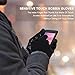 Fostoy Men's Winter Hat, Winter Knit Warm Beanie Hat, Soft Comfortable Hat Scarf Set for Men and Women with Fleece Lining (Black)