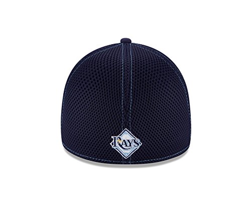 MLB Tampa Bay Rays Neo Fitted Baseball Cap, Light Navy, Small/Medium