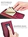 KILINO Galaxy Note 9 Wallet Case [S-Pen Fully Compatible] [PU Leather] [Soft TPU] [RFID Blocking] [Shock-Absorbent Bumper] [Card Slots] [Kickstand] Flip Folio Cover for Samsung Galaxy Note9 - Burgundy