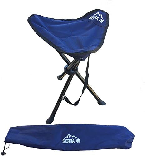 Camping Tripod Stool Perfect Hiking Folding Chair with Shoulder Strap and carrying case