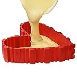 ASOON Silicone Cake Baking Mold,Set of 4 DIY Bake Cakes Maker Cake Pan Cake Bake Mould Tools