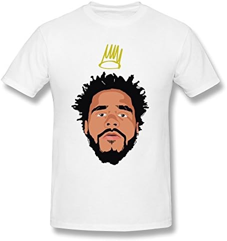 LOTSHIRT Men's The Digital Music J. Cole T-shirt Size XL White