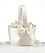 Lillian Rose FB100 C, Cream Elegant Simple Large Flower Girl Basket