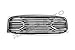 Razer Auto Chrome Big Horn Complete Grille Factory Replacement Grille w/Shell (Chrome) for 2006-2008 Dodge RAM 1500, 2006-2009 Dodge RAM 2500/3500