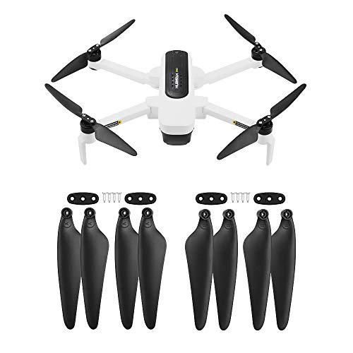 O'woda 2 Pairs Foldable propellers H117S ( Base + Screw + Wrench ) for Hubsan Zino H117S Drone Spare Parts Accessories
