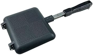 Amazon Youool ホットサンドメーカー 直火式 両面焼き 電気ストーブ ガス火用 お手入れ簡単 洗いやすい アウトドア 家庭用 ブラック Youool フライパン