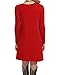MOLERANI Women's Casual Plain Simple T-Shirt Loose Dress (M, Red2)