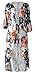 Women's Sunmmer Floral Print 2 Piece Set Cardigan Cover-Up+Shorts Size XL (Floral)