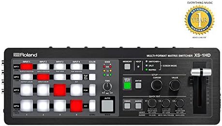 Roland XS-1HD Multi-Format Matrix Switcher with Microfiber and Free EverythingMusic 1 Year Extended Warranty