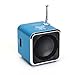 TD-V26 Portable Mini Digital Speaker with Micro SD / TF / USB /FM (Blue)