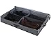 Sami Time 4 Pairs Under Bed Shoe Boot Organizer Closet Storage Solution Organizer Box with Front Zippered Closure-Enlarged Size (Gray-Boot Box)