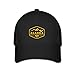 Lilypin Yellow Alaska Badge Unisex Cotton Cap Adjustable Plain Hat - 4 Colors CM Black