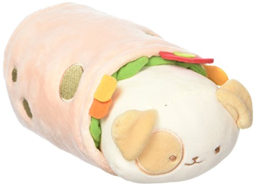 Anirollz Puppiroll Plush in Burrito Outfitz – Kawaii Stuffed Animal with Removable Costume – Cute Squishy Plush Toy Gift for Boys & Kids