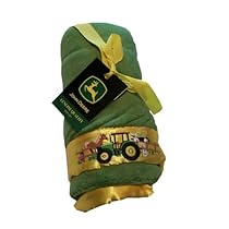 John Deere Baby Stuff John Deere Fleece Blanket with Embroidered Satin Trim