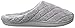 Dearfoams Women’s Quilted Terry Clog Mule Slipper - Padded Slip-Ons with Skid-Resistant Rubber Outsole
