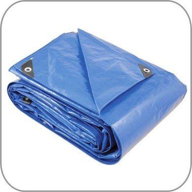 Lona em Polietileno trançado azul 3x2 BelTools Anti-UV 200 micras