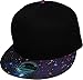 Galaxy Leaf Hologram Floral Aztec Bandana Print Brim Snapback Hat Baseball Cap