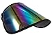 Paparazzi Visor for Face Sun Protection (Shiny Transparent Plastic) - Adjustable Angle, One Size Fits Most (Spectrum Black)