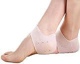 Dr.K.B Gel Heel Protectors for Plantar Fasciitis (Heel Pain) Honeycomb silicone breathable Advanced Material Technology, Comfortable, Durable! Rapid Heel Pain Relief , Reusable (1 pair)
