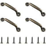 JianLing 4PCS Antique Zinc Alloy Handle, Vintage