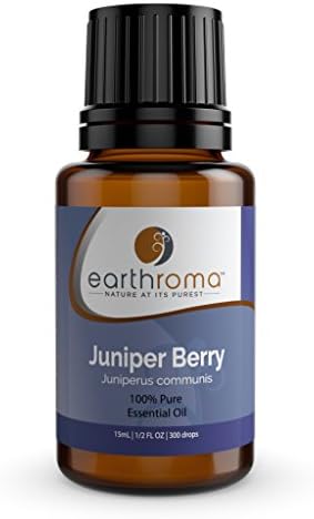 Earthroma Juniper Berry Essential Oil - 100% Pure, Undiluted, Therapeutic Grade (15ml)