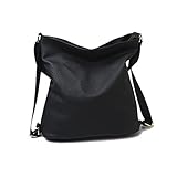 Convertible Backpack,C.A.Z Convertible Purse to Backpack Soft Vegan Leather Handbag Bag