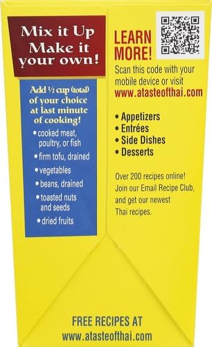 A TASTE OF THAI PEANUT NOODLES – 5.25OZ SINGLE PACK HEAT & EAT INSTANT NOODLES FLAVORED WITH CLASSIC THAI SAUCE | GLUTEN-FREE | IDEAL VEGAN MEAL | PERFECT SIDE FOR CHICKEN FISH & MEAT ENTREES