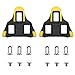 BV Bike Cleats Compatible with Shimano SPD-SL - Road Cycling Cleat Set, Split Patent Design