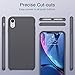 ESR Yippee Color Soft Case for iPhone XR, Liquid Silicone Case Cover with [Good Grip] [Drop Protection] [Scratch Resistance] Comfortable Grip for The iPhone XR(6.1”), Shadow Gray