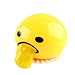 ELECSUM Cute Relief Toys Round Vomiting & Sucking Lazy Egg Yolk Vent Stress Tricky Game Yellow