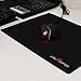 VELOCIFIRE VP10 Mouse Pad Rubber Non-Slip Water Resistant Base, Black