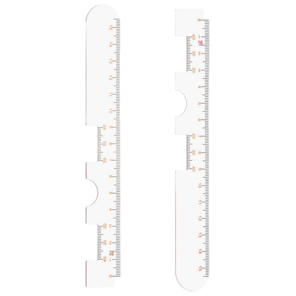 PATKAW Eye Distance Ruler, 2pcs Pupil Distance Measuring Ruler Pupillary Distance Rulers Pupil Accurate Measuring Ruler Pupil Distance Measurement Tools for Eyeglasses